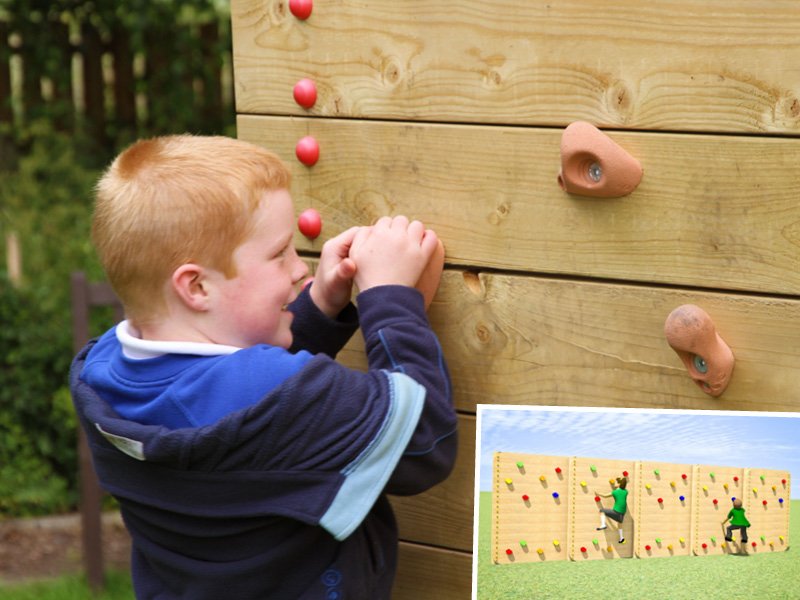 traversing climbing wall for schools special offer