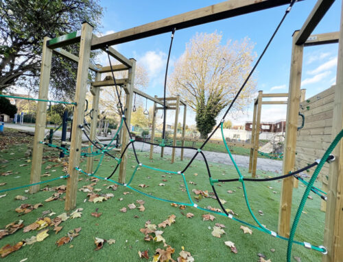 Switchable School Playground Equipment for Play and Learning