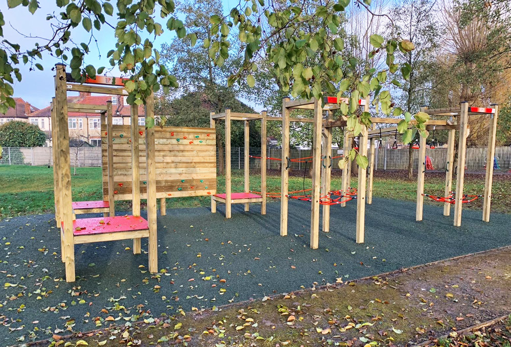 Vaughan Primary School, Harrow Outdoor Play Equipment UK Playground