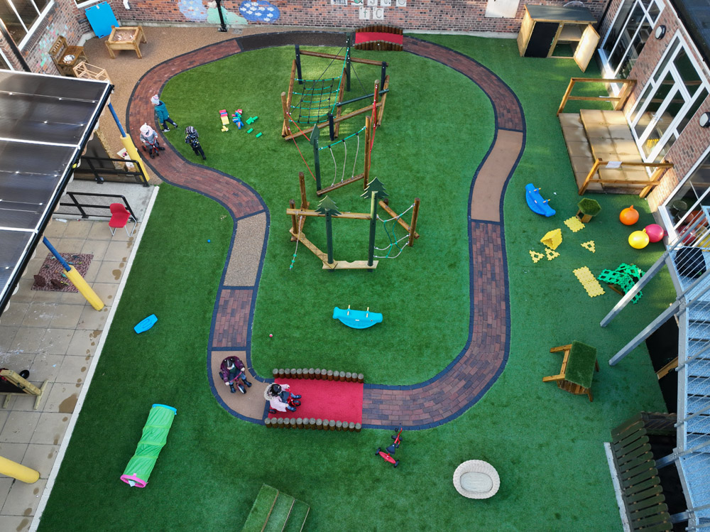 outdoor play space